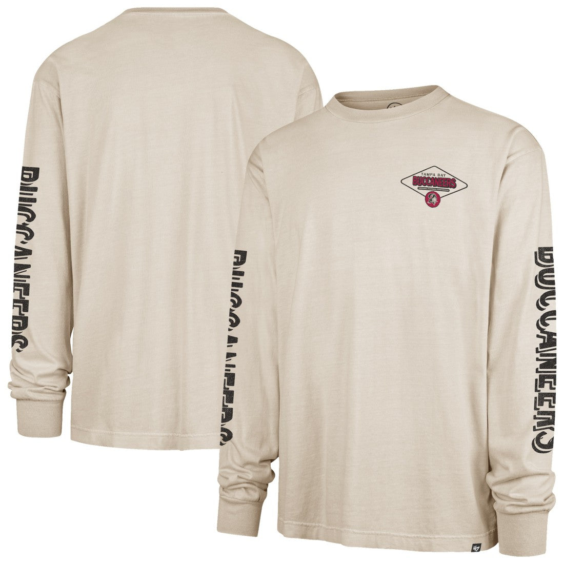 '47 Cairn Ravine Foundation Throwback Long Sleeve T-Shirt - Tampa Bay Buccaneers T-shirts