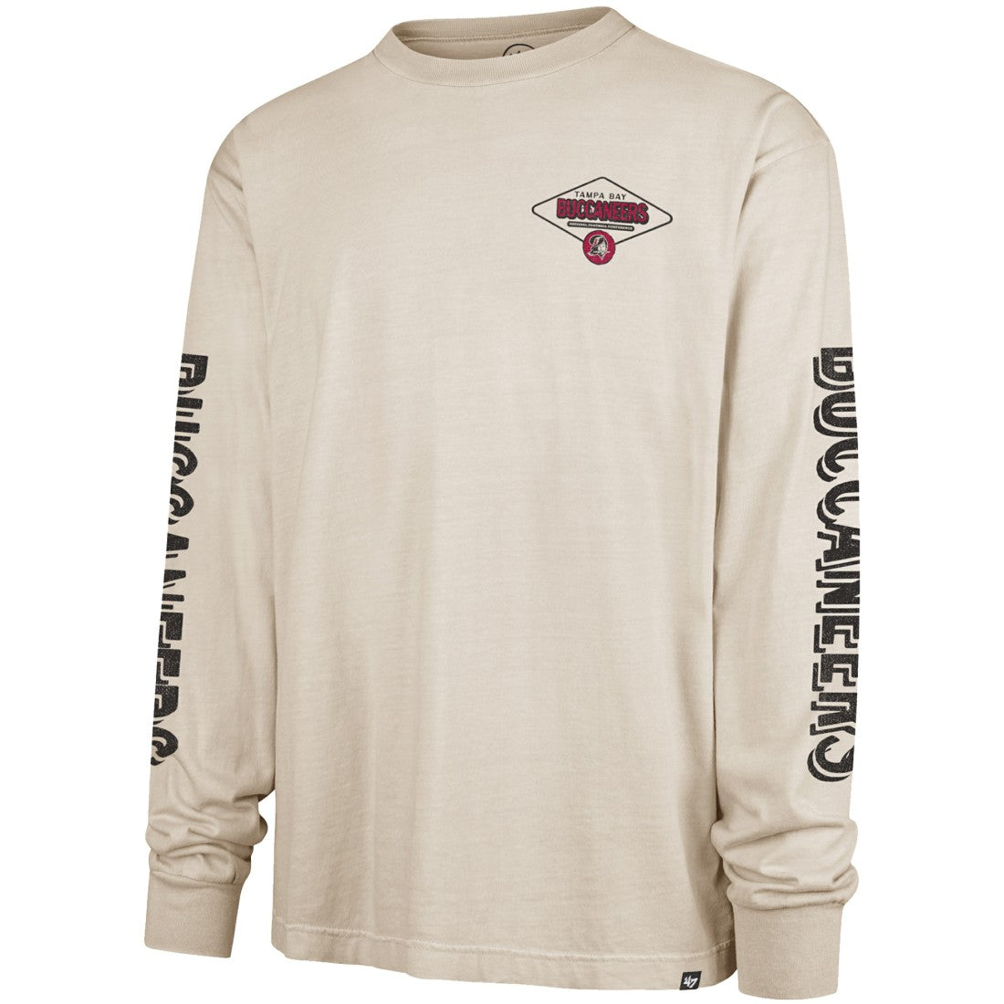 '47 Cairn Ravine Foundation Throwback Long Sleeve T-Shirt - Tampa Bay Buccaneers T-shirts