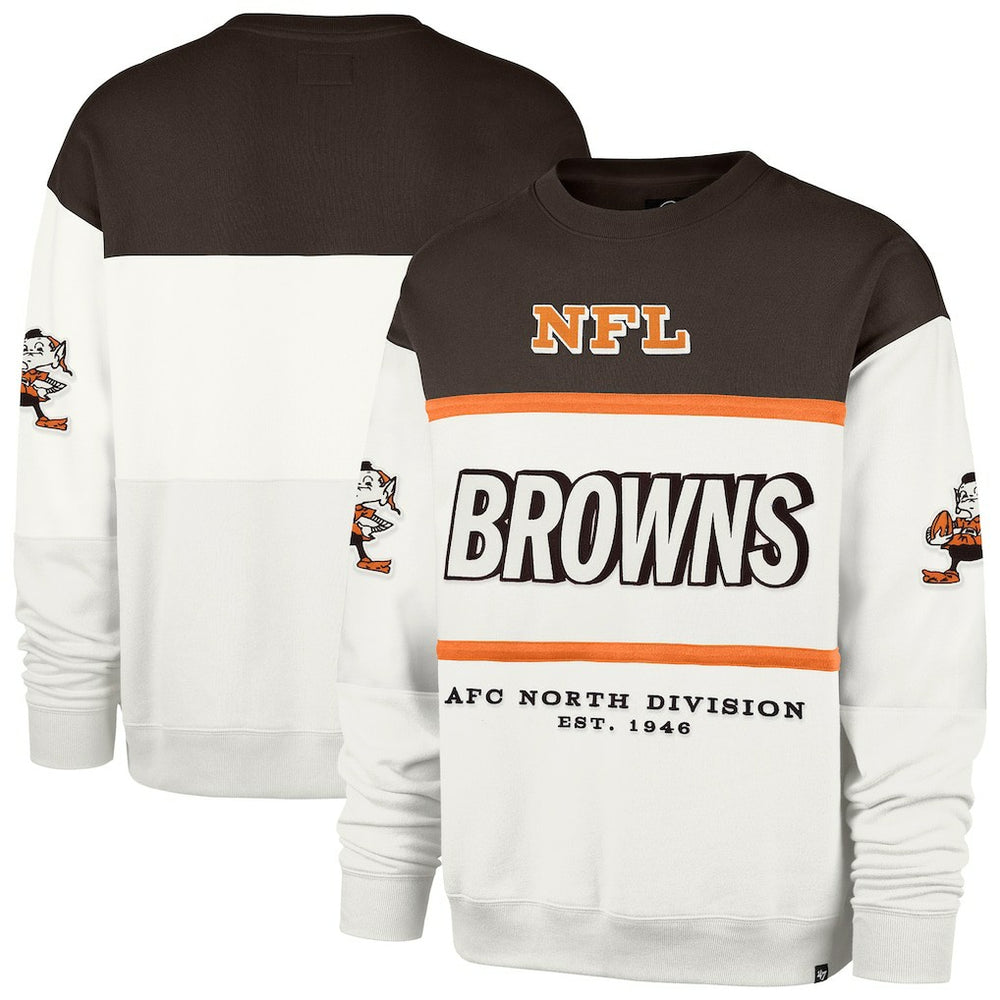 '47 Throwback Breeze Maximalist Sweatshirt - Cleveland Browns Sweatshirts
