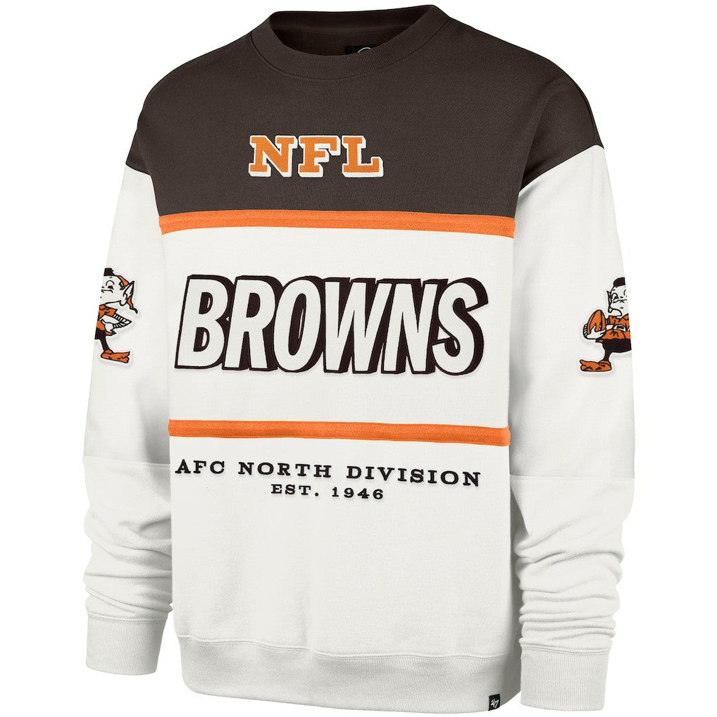 '47 Throwback Breeze Maximalist Sweatshirt - Cleveland Browns Sweatshirts