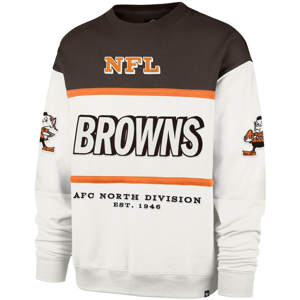 '47 Throwback Breeze Maximalist Sweatshirt - Cleveland Browns Sweatshirts