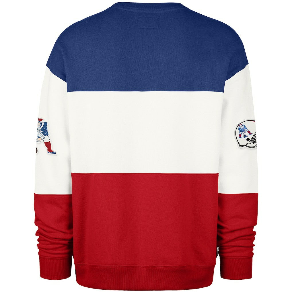 '47 Throwback Breeze Maximalist Sweatshirt - New England Patriots Sweatshirts