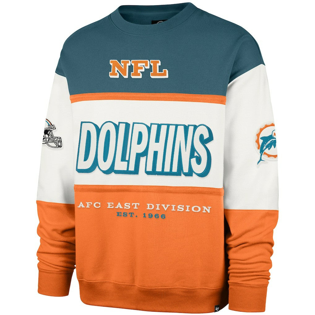 '47 Throwback Breeze Maximalist Sweatshirt - Miami Dolphins Sweatshirts
