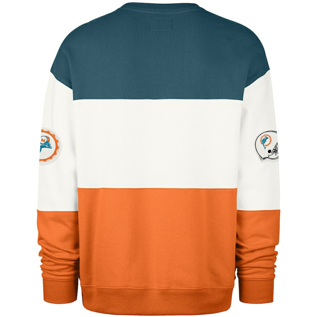 '47 Throwback Breeze Maximalist Sweatshirt - Miami Dolphins Sweatshirts