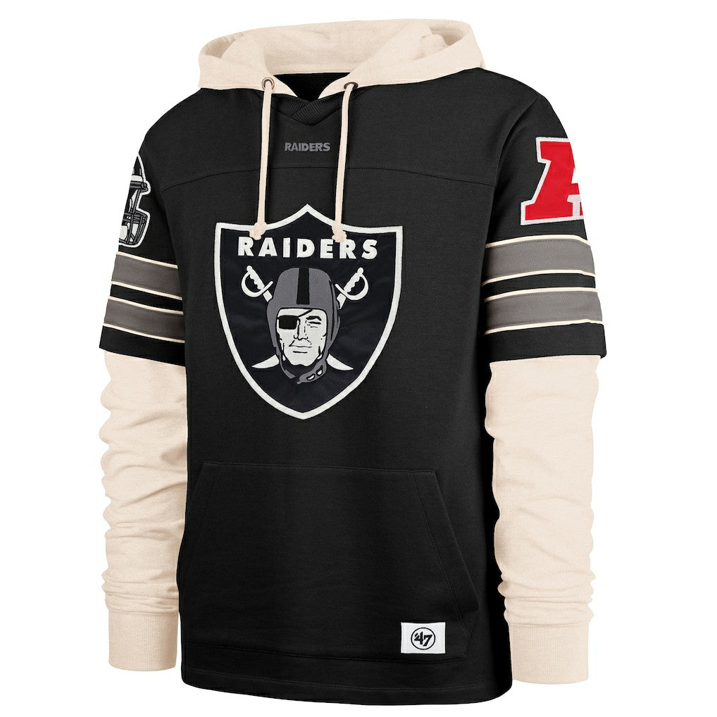 '47 Split Zone Cornerback Duo Hoodie - Las Vegas Raiders Hoodies
