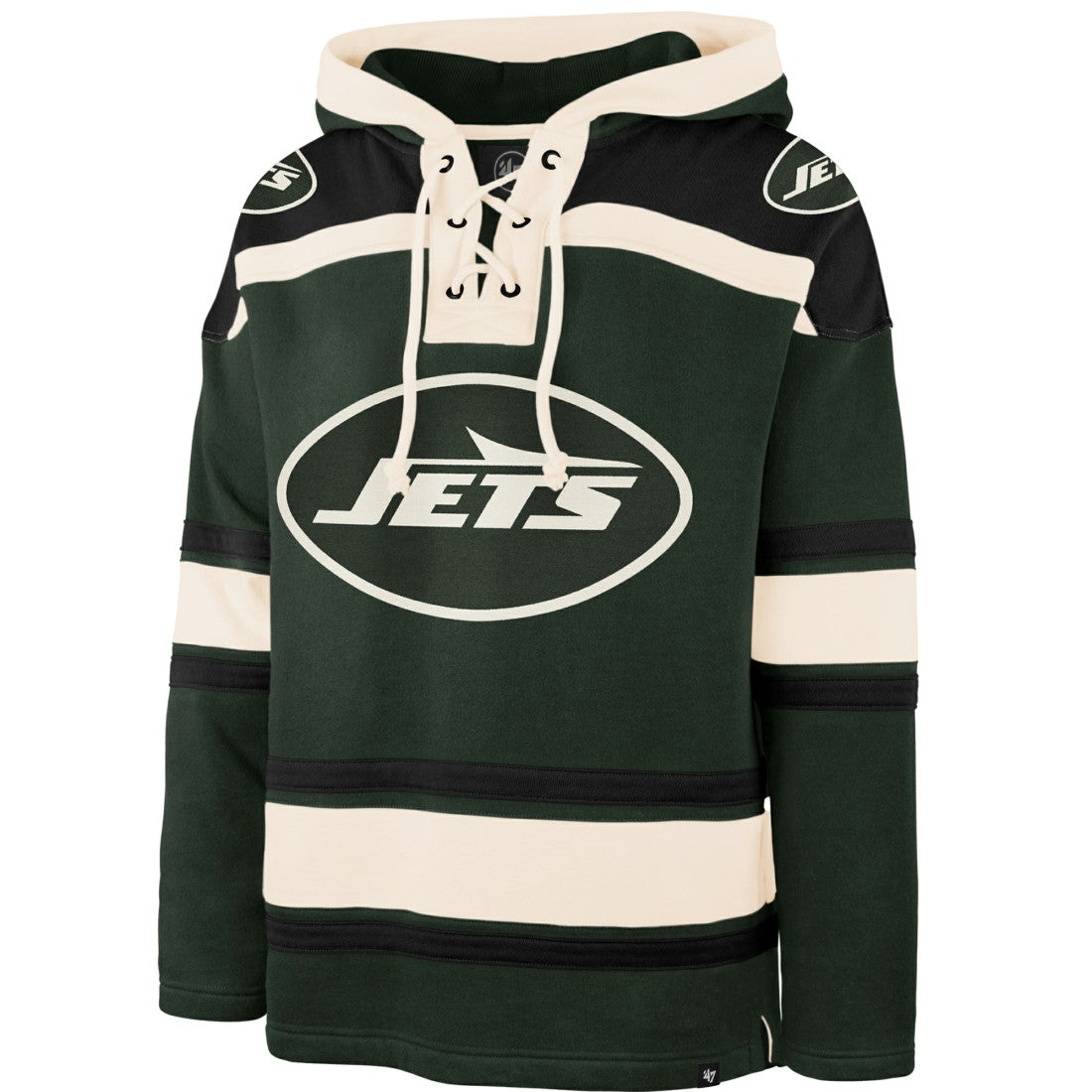 '47 Men's Superior Lacer Hoodie - New York Jets Hoodies