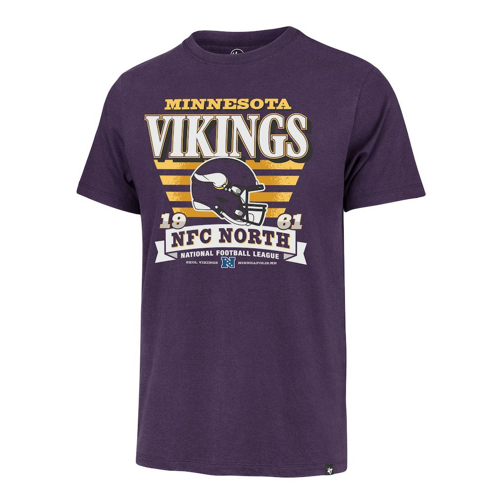 '47 Stripe Splash Franklin T-Shirt - Minnesota Vikings T-shirts