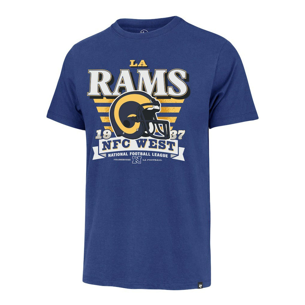 '47 Stripe Splash Franklin Throwback T-Shirt - Los Angeles Rams T-shirts