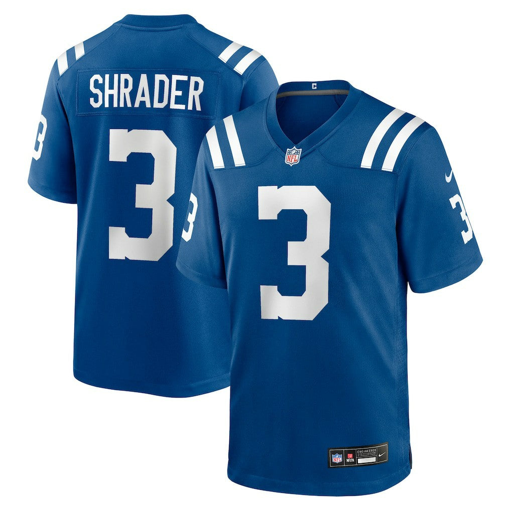 Spencer Shrader  Team Game Jersey - Indianapolis Colts Jerseys
