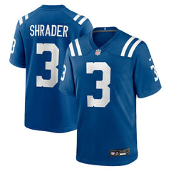 Spencer Shrader  Team Game Jersey - Indianapolis Colts Jerseys