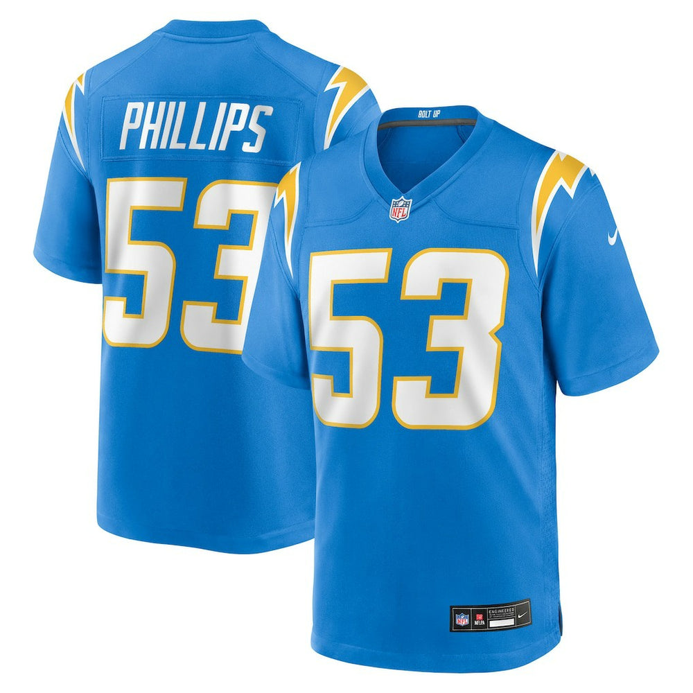 Del'Shawn Phillips  Team Game Jersey - Los Angeles Chargers Jerseys