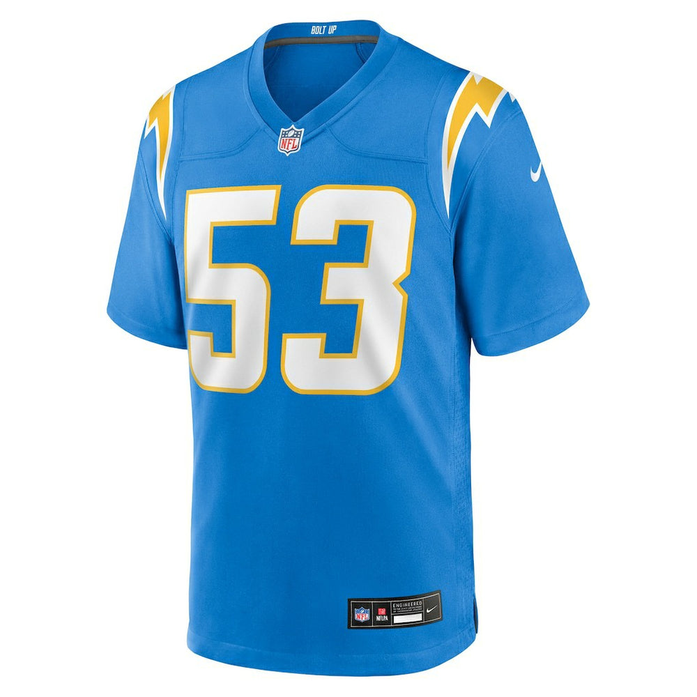 Del'Shawn Phillips  Team Game Jersey - Los Angeles Chargers Jerseys