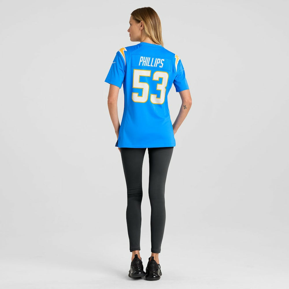 Del'Shawn Phillips  Women's Team Game Jersey - Los Angeles Chargers Jerseys