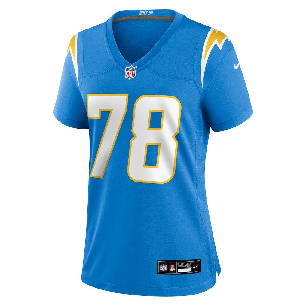 Andre James  Women's Team Game Jersey - Los Angeles Chargers Jerseys