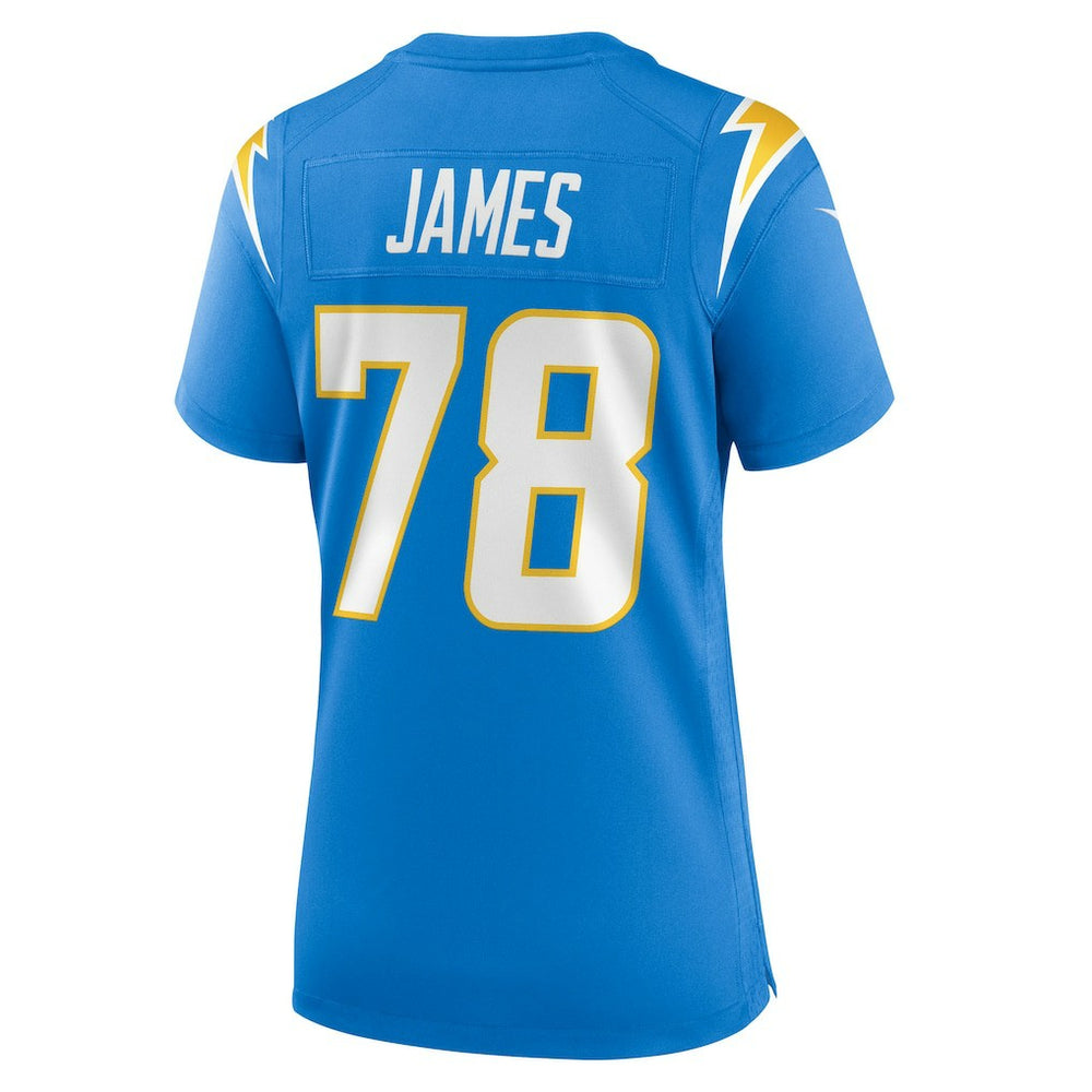 Andre James  Women's Team Game Jersey - Los Angeles Chargers Jerseys