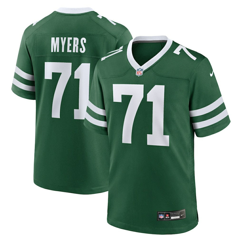 Josh Myers  Team Game Jersey - New York Jets Jerseys