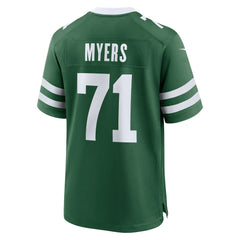 Josh Myers  Team Game Jersey - New York Jets Jerseys