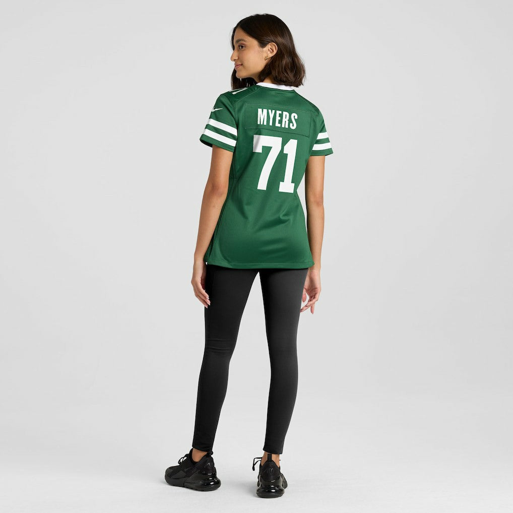 Josh Myers  Women's Game Jersey - New York Jets Jerseys