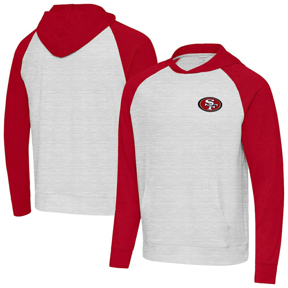 Antigua Urgent Pullover Hoodie - San Francisco 49ers Hoodies