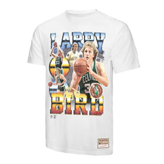 Mitchell & Ness Larry Bird Boston Celtics Commemorative Collage T-Shirt