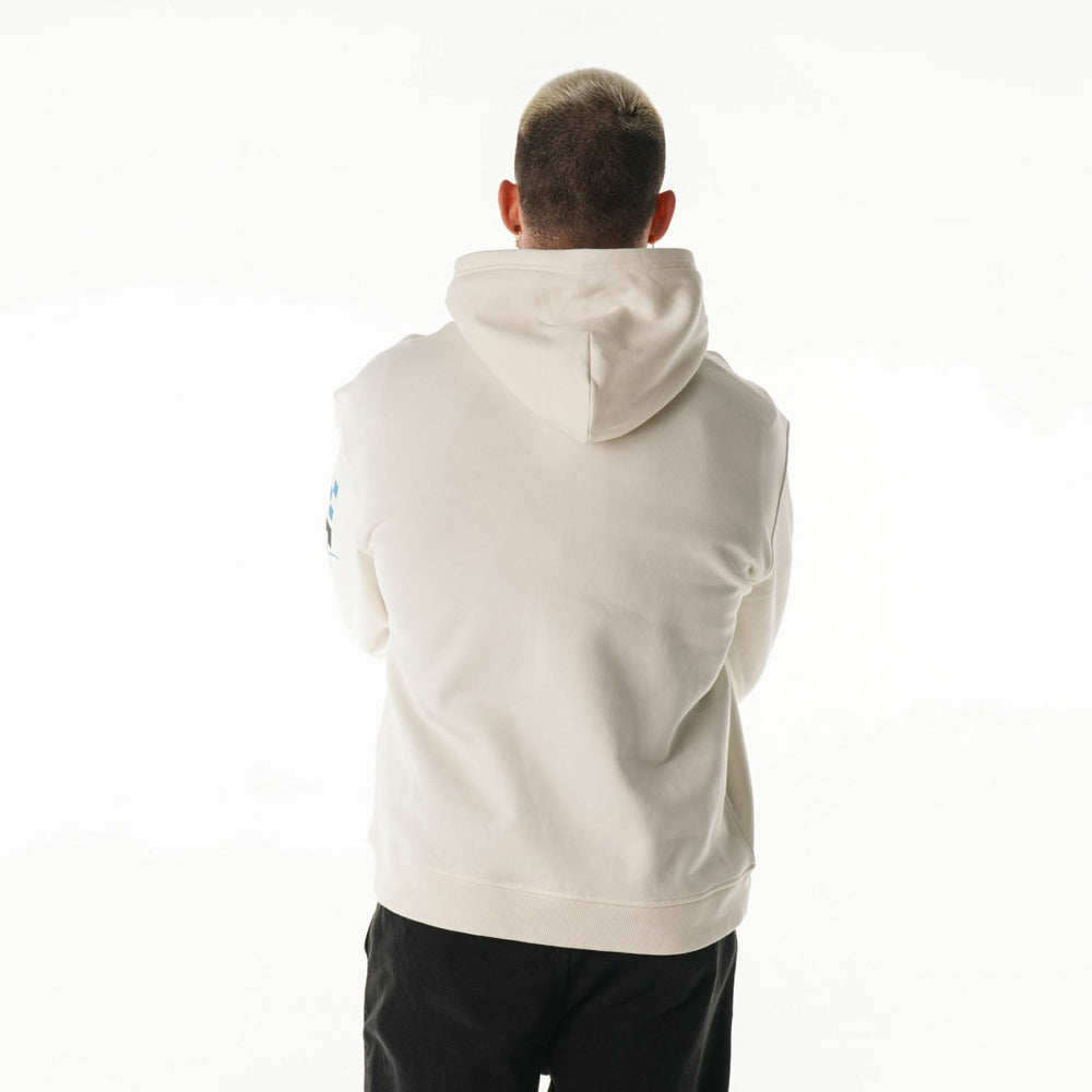 The Wild Collective Unisex Stacked Graphic Sleeve Fleece Hoodie - Detroit Lions Hoodies