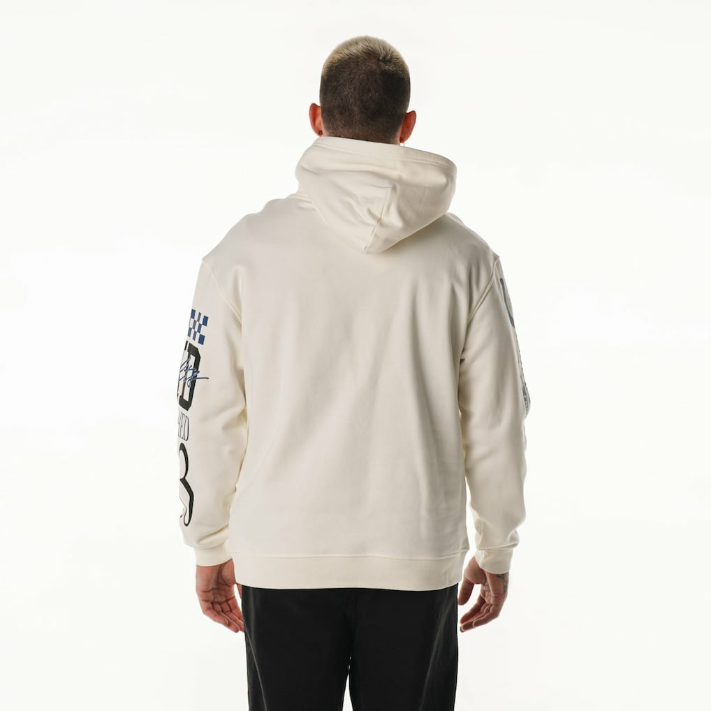 The Wild Collective Unisex Stacked Graphic Sleeve Fleece Hoodie - Indianapolis Colts Hoodies
