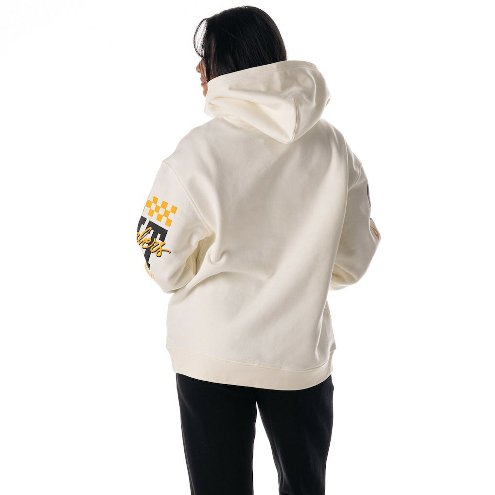 The Wild Collective Unisex Stacked Graphic Sleeve Fleece Hoodie - Pittsburgh Steelers Hoodies