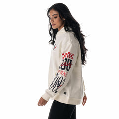 The Wild Collective Unisex Stacked Graphic Sleeve Fleece Hoodie - Houston Texans Hoodies