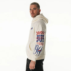 The Wild Collective Unisex Stacked Graphic Sleeve Fleece Hoodie - Buffalo Bills Hoodies