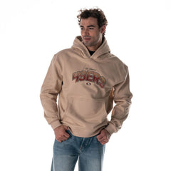 The Wild Collective Unisex Oversized Graphic Fleece Hoodie - San Francisco 49ers Hoodies