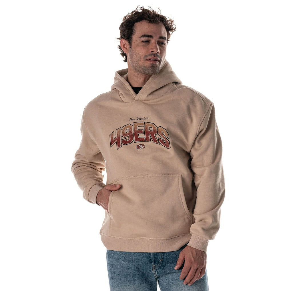 The Wild Collective Unisex Oversized Graphic Fleece Hoodie - San Francisco 49ers Hoodies