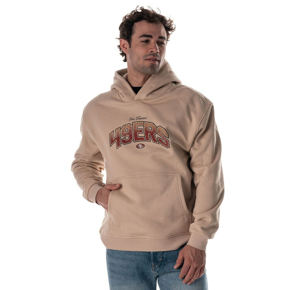 The Wild Collective Unisex Oversized Graphic Fleece Hoodie - San Francisco 49ers Hoodies