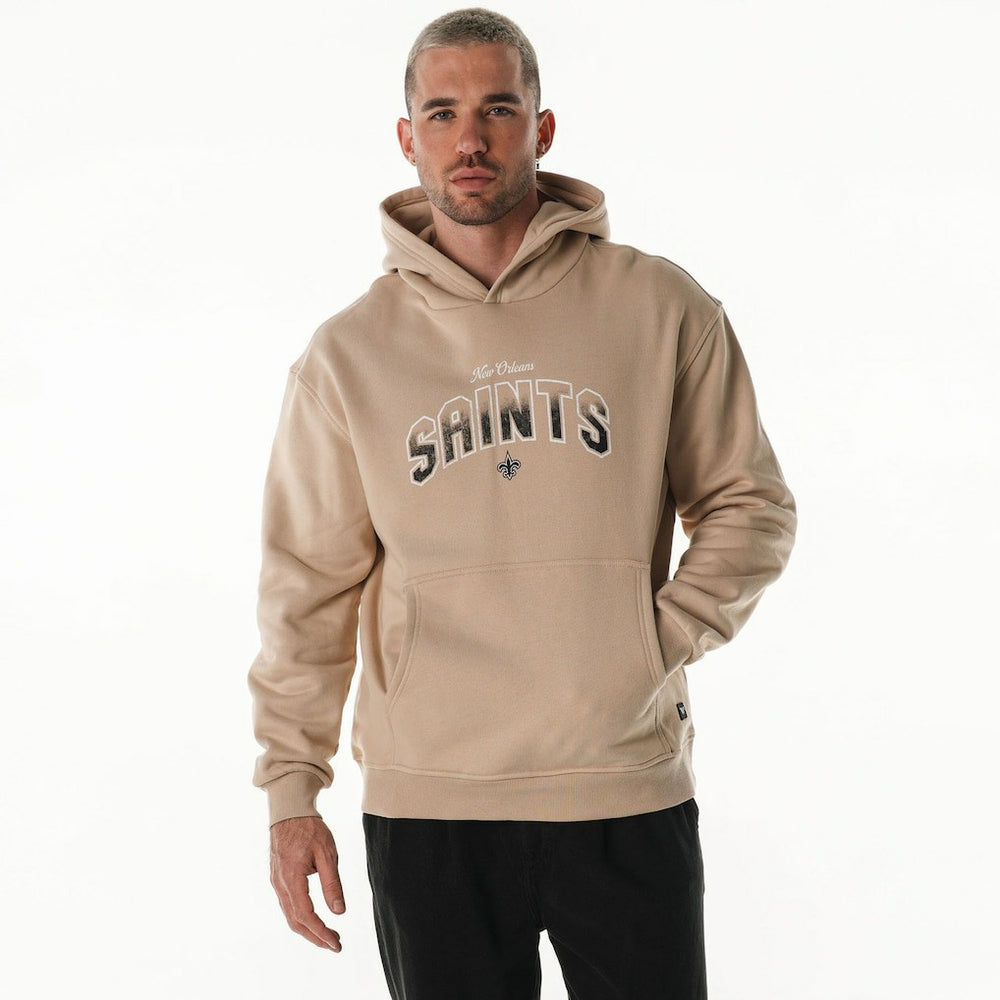 The Wild Collective Unisex Oversized Graphic Fleece Hoodie - New Orleans Saints Hoodies
