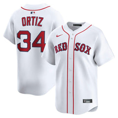 White David Ortiz Boston Red Sox Nike Home Limited Jersey