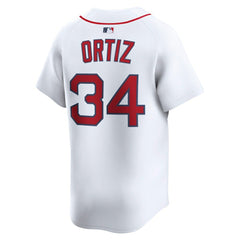 White David Ortiz Boston Red Sox Nike Home Limited Jersey