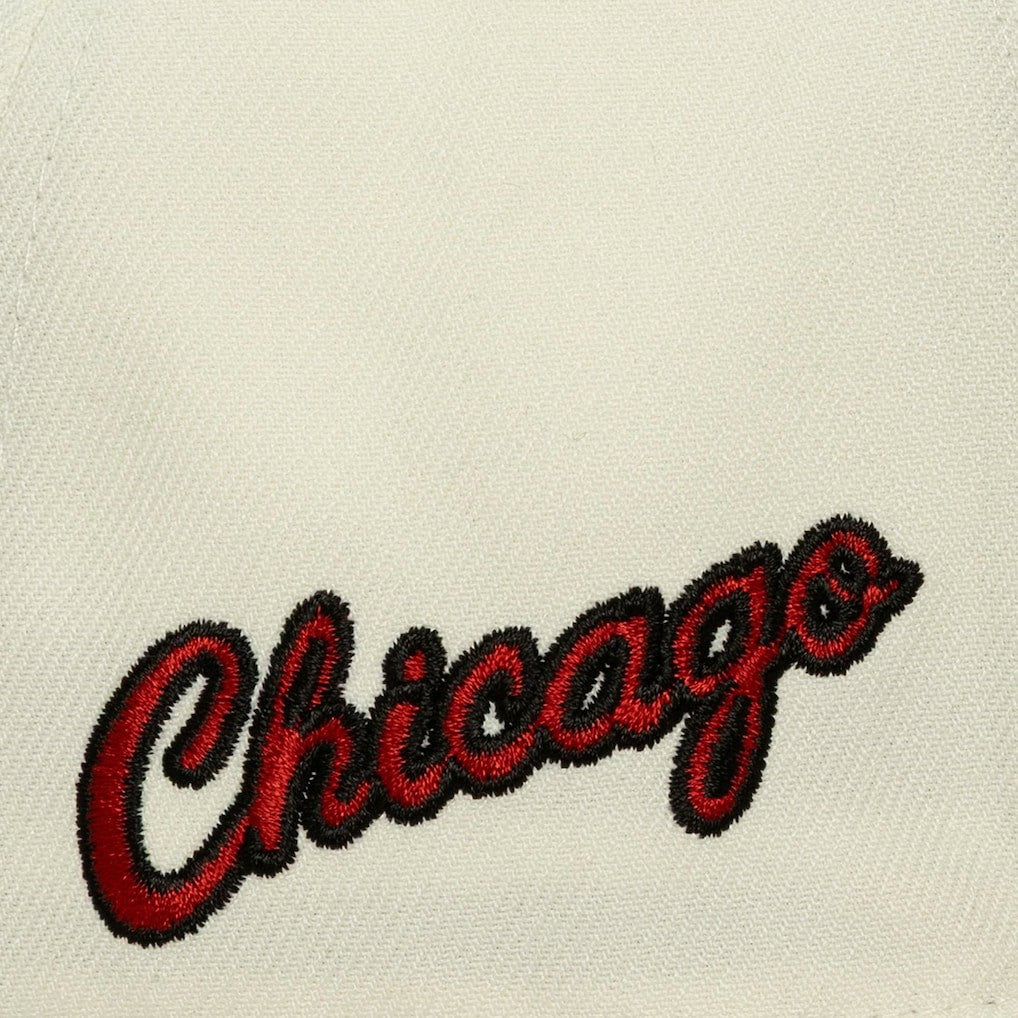 Mitchell & Ness Chicago Bulls Ochre Dusted Double Two-Toned Pro Crown Adjustable Hat