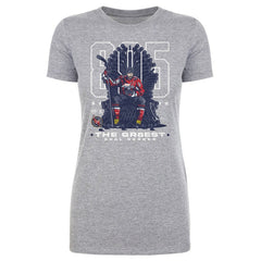 NHL Alexander Ovechkin Washington Capitals 500 Level Women's NHL All-Time Leading Goal Scorer Throne T-Shirt