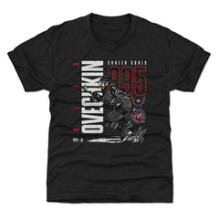 NHL Alexander Ovechkin Washington Capitals 500 Level Youth NHL All-Time Leading Goal Scorer Throwback T-Shirt