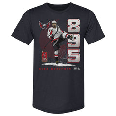 NHL Alexander Ovechkin Washington Capitals 500 Level NHL All-Time Leading Goal Scorer Tri-Blend Vertical T-Shirt