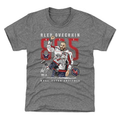 NHL Alexander Ovechkin Washington Capitals 500 Level Youth NHL All-Time Leading Goal Scorer The Shot T-Shirt