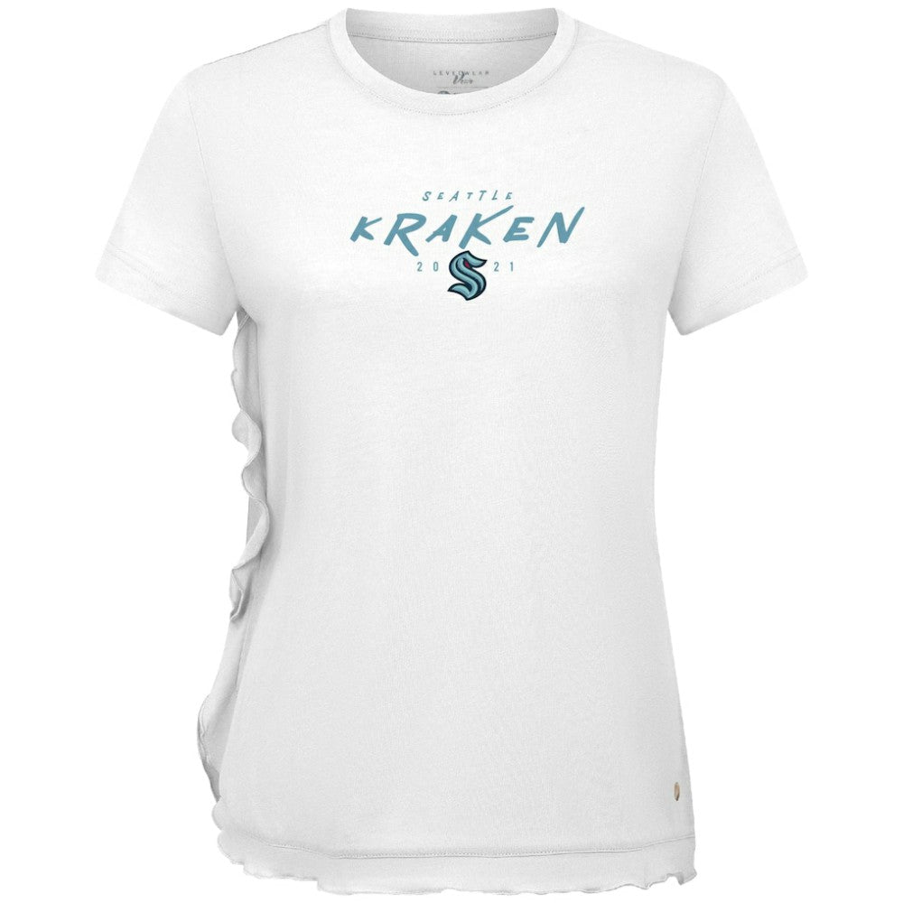 NHL Seattle Kraken Levelwear Women's Airflow Scratched T-Shirt