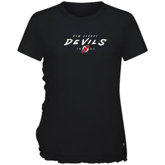 NHL New Jersey Devils Levelwear Women's Airflow Scratched T-Shirt