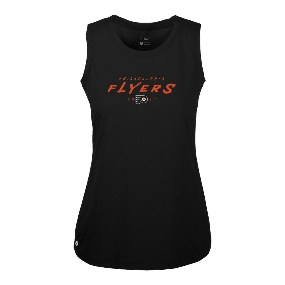 NHL Philadelphia Flyers Levelwear Women's Macy Scratched Tank Top