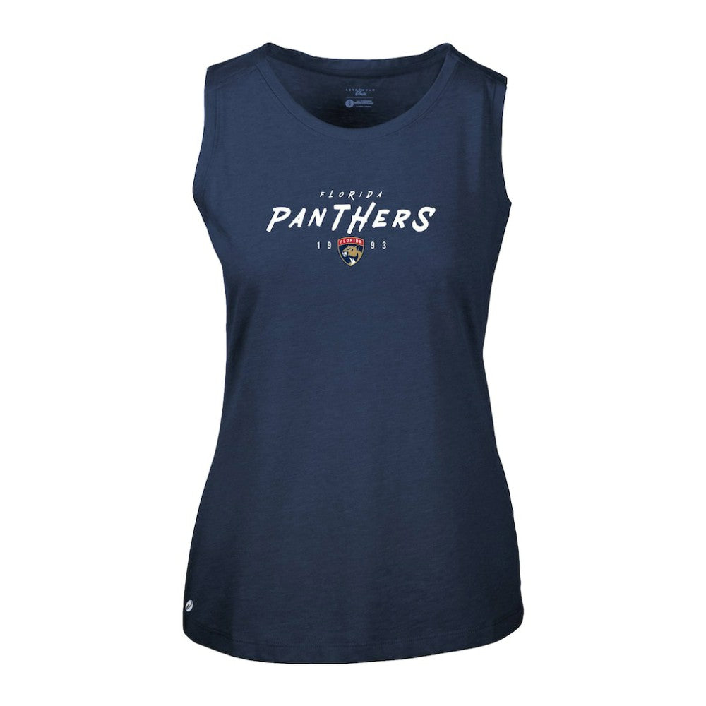 NHL Florida Panthers Levelwear Women's Macy Scratched Tank Top