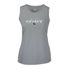 NHL San Jose Sharks Levelwear Women's Macy Scratched Tank Top