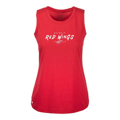 NHL Detroit Red Wings Levelwear Women's Macy Scratched Tank Top