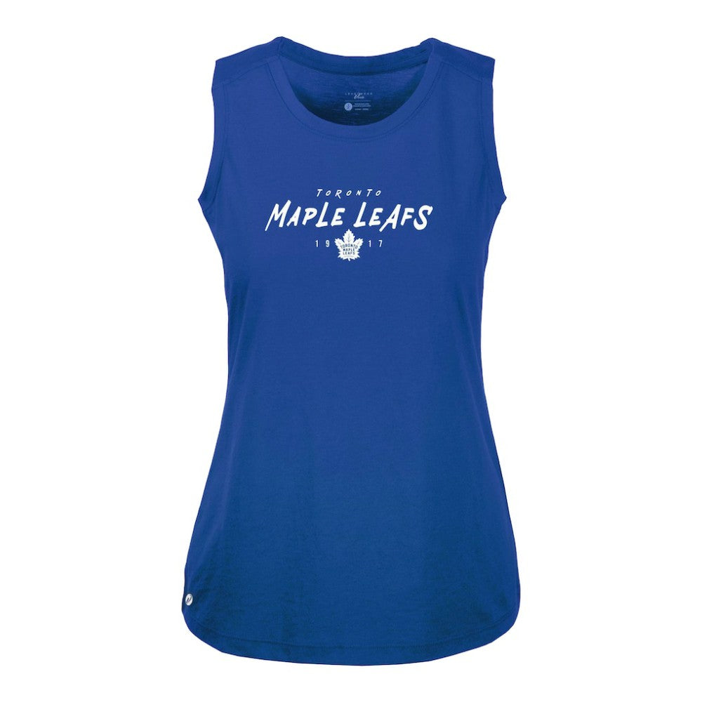 NHL Toronto Maple Leafs Levelwear Women's Macy Scratched Tank Top