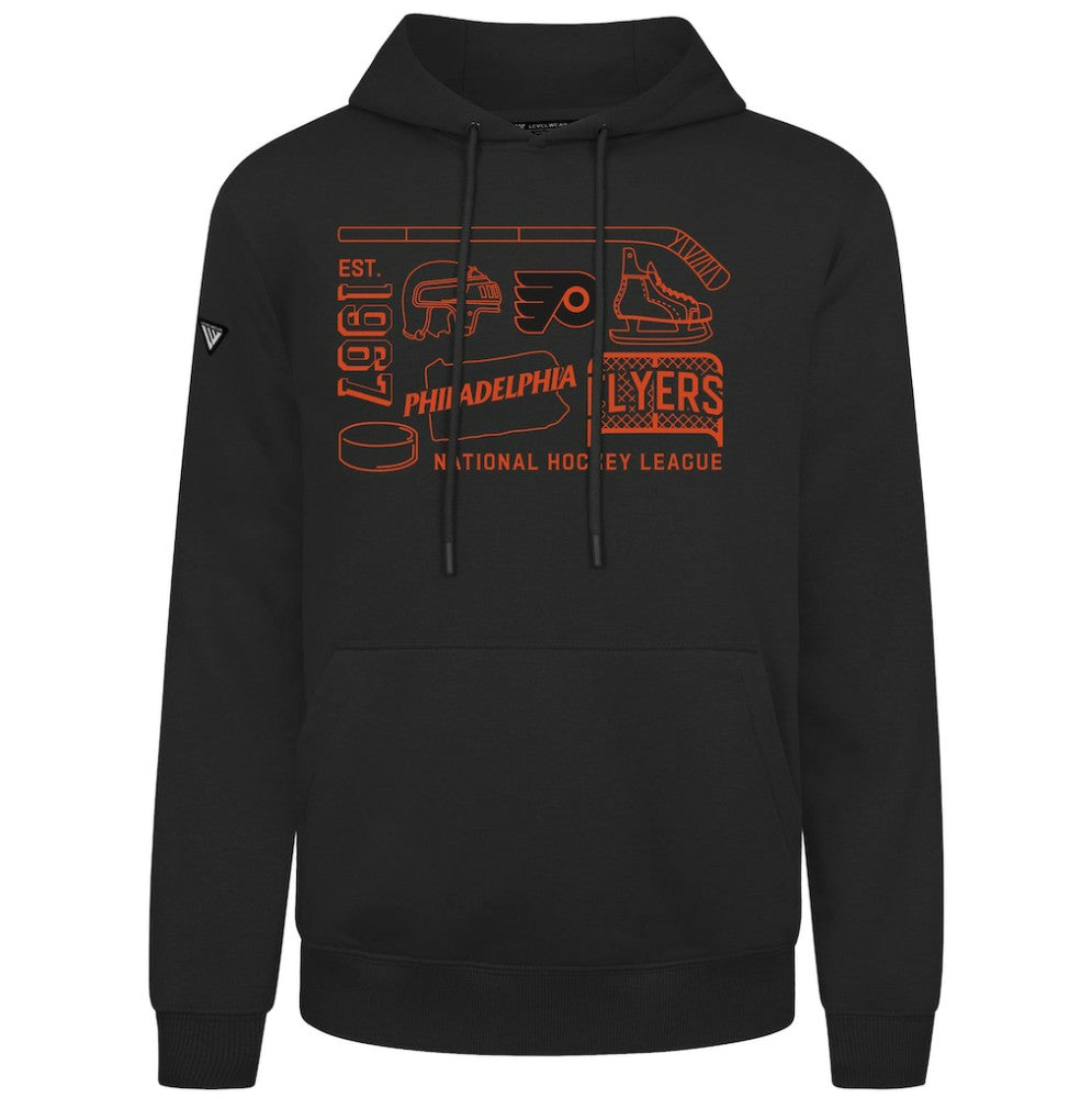 NHL Philadelphia Flyers Levelwear Podium Campaign Pullover Hoodie