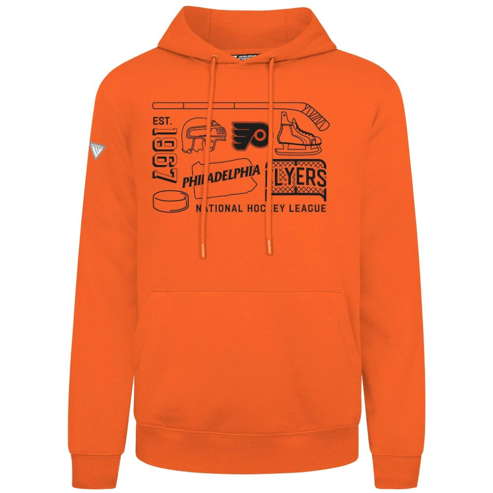 NHL Philadelphia Flyers Levelwear Podium Campaign Pullover Hoodie