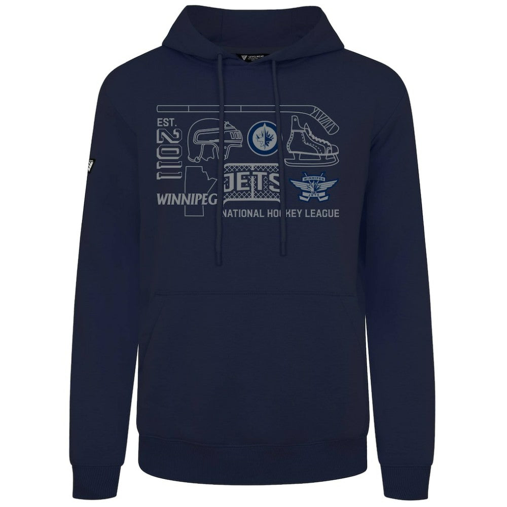 NHL Winnipeg Jets Levelwear Podium Campaign Pullover Hoodie